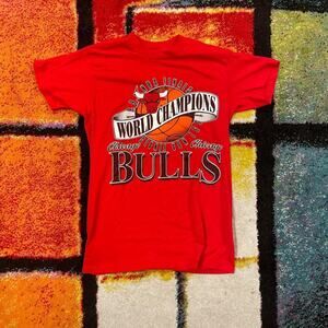 Vintage Chicago Bulls 1991 NBA Champions Small Shirt
